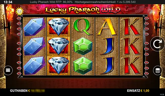Lucky Pharaoh Wild – Blueprint Gaming Slot mit Neukundenbonus
