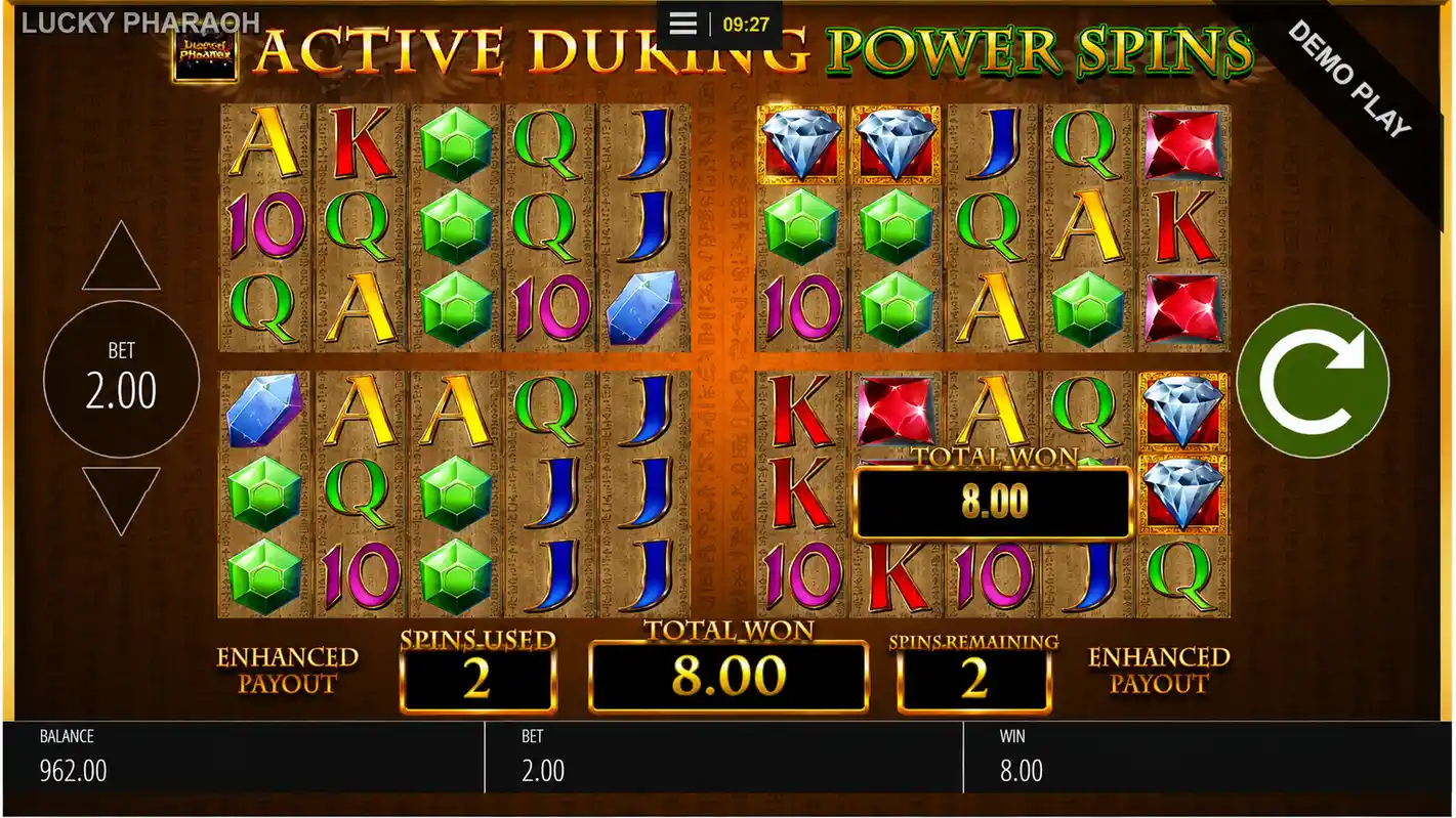 Lucky Pharaoh Demo – Power Spins kostenlos testen