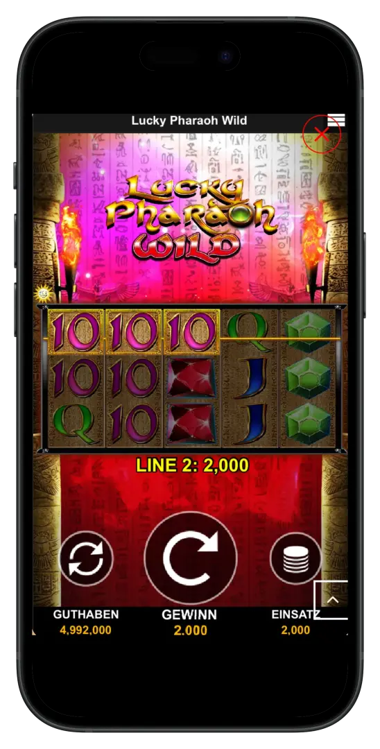 Lucky Pharaoh App – Mobil im Browser spielen ohne Download